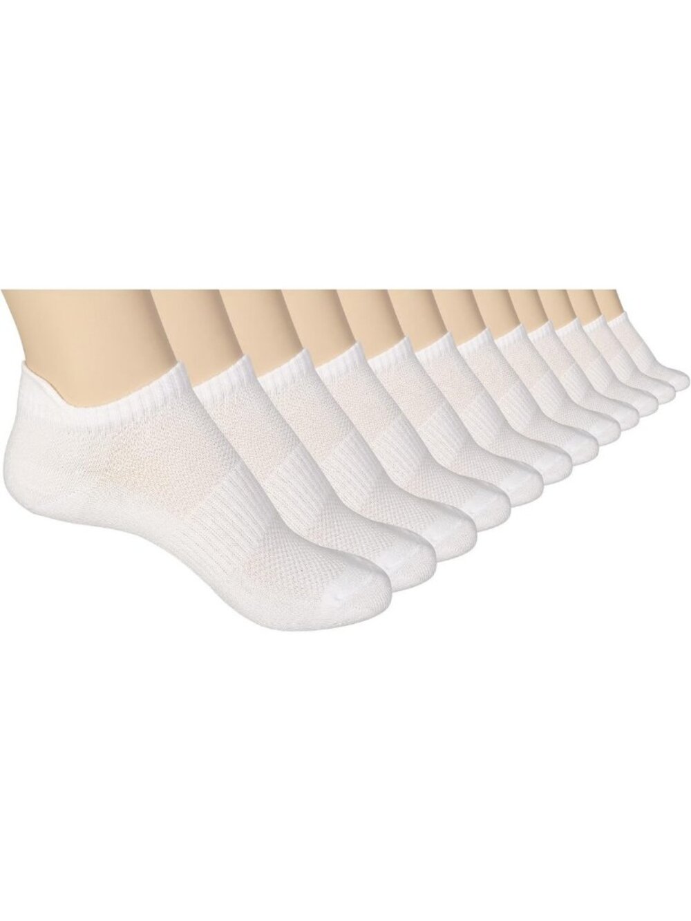 Unisex Breathable Thin Ankle Socks, Low Cut Athletic Running Socks - 4-12 Pairs